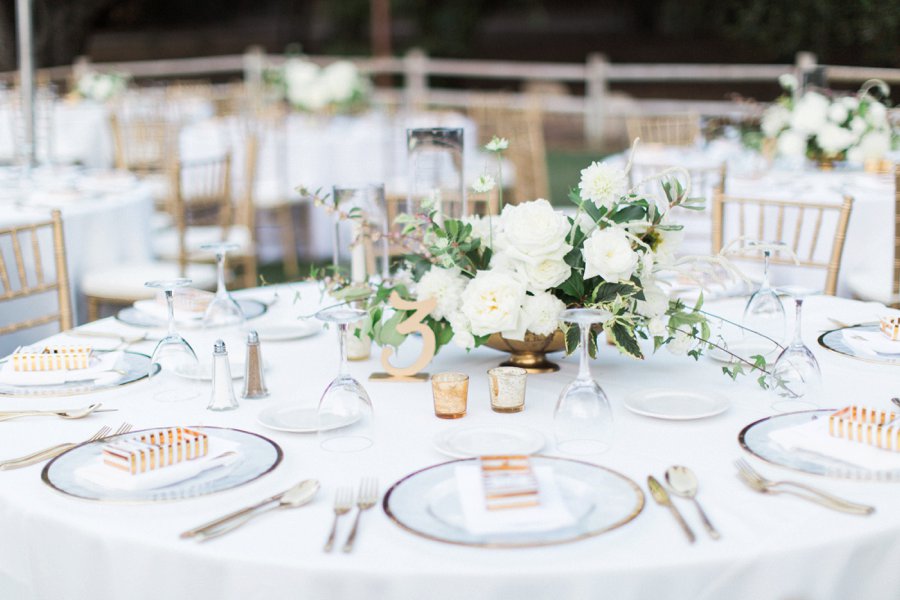 An Elegant Green & White Temecula Wedding via TheELD.com