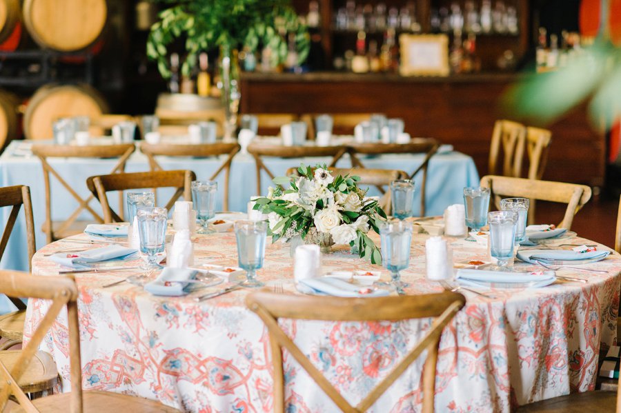 A Charleston inspired Orange & Blue Rehearsal Dinner via TheELD.com