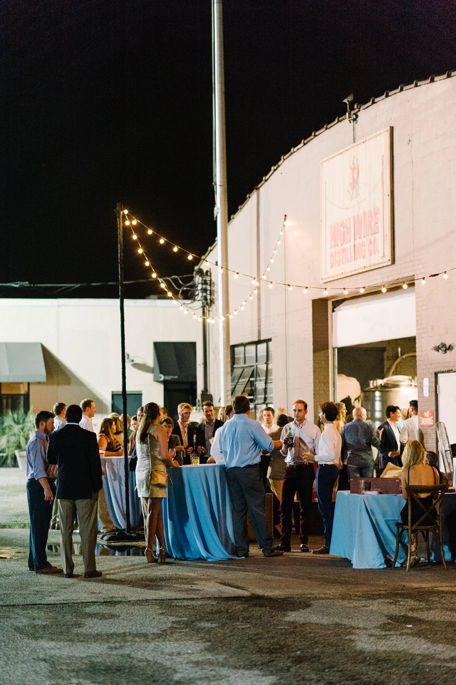 A Charleston inspired Orange & Blue Rehearsal Dinner via TheELD.com