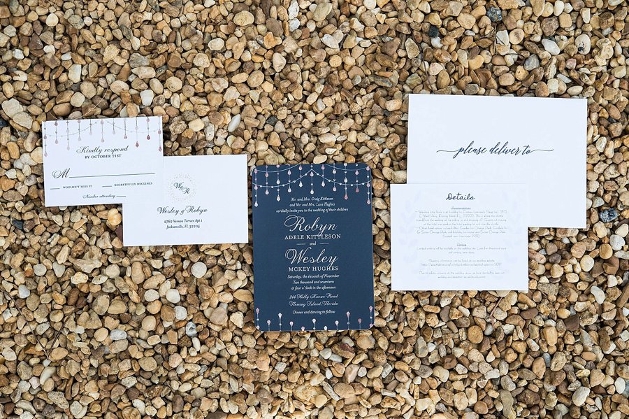 Rustic Elegant Navy & Green Jacksonville Wedding via TheELD.com