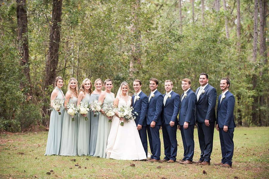 Rustic Elegant Navy & Green Jacksonville Wedding via TheELD.com