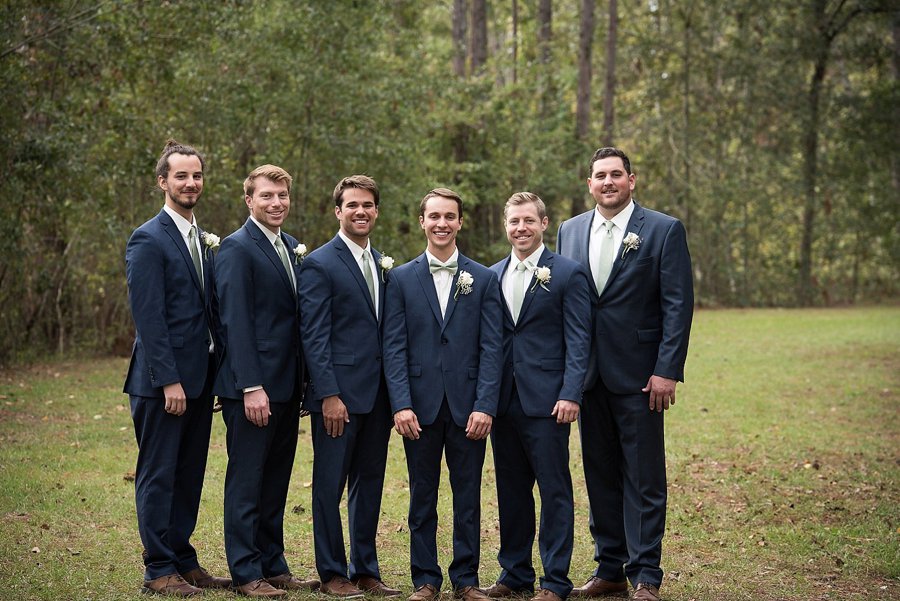 Rustic Elegant Navy & Green Jacksonville Wedding via TheELD.com