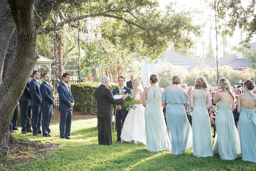 Rustic Elegant Navy & Green Jacksonville Wedding via TheELD.com