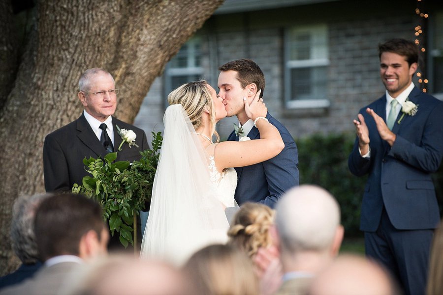 Rustic Elegant Navy & Green Jacksonville Wedding via TheELD.com