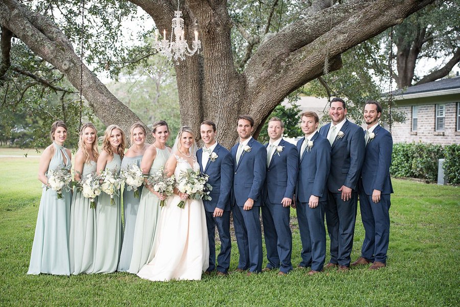 Rustic Elegant Navy & Green Jacksonville Wedding via TheELD.com