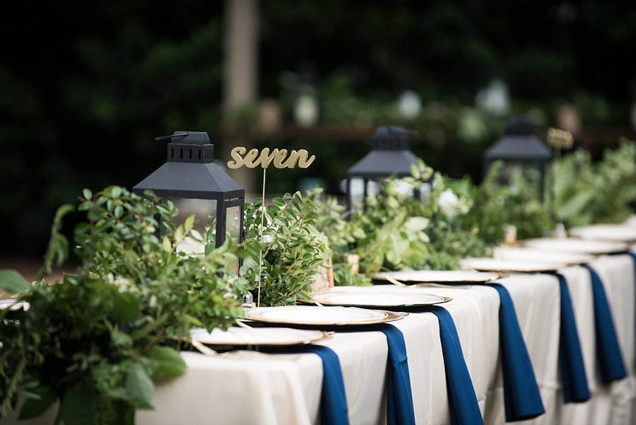 Rustic Elegant Navy & Green Jacksonville Wedding via TheELD.com