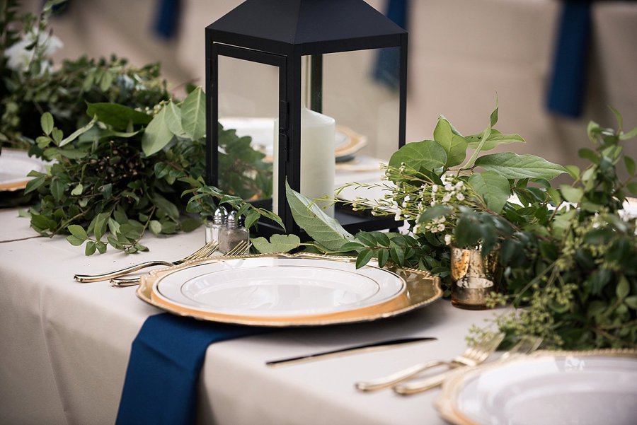 Rustic Elegant Navy & Green Jacksonville Wedding via TheELD.com