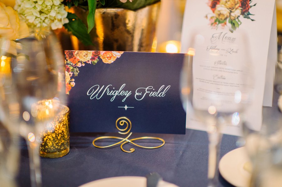 A Colorful Navy, Orange, & Pink Preppy Naples Wedding Day via TheELD.com