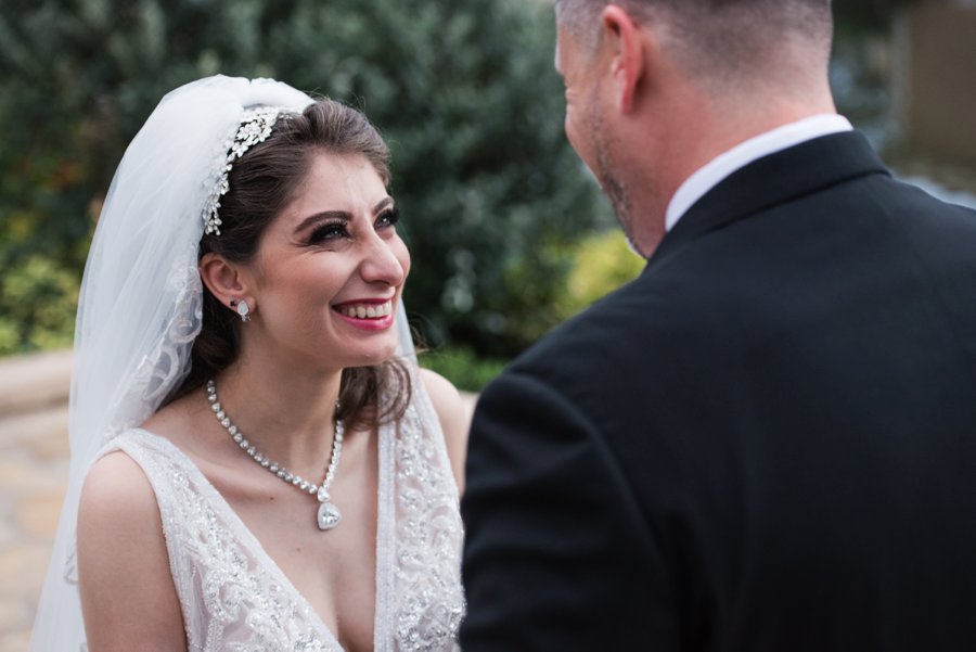 A Elegant Silver & White Black Tie Wedding via TheELD.com