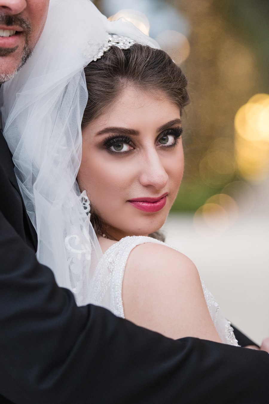 A Elegant Silver & White Black Tie Wedding via TheELD.com