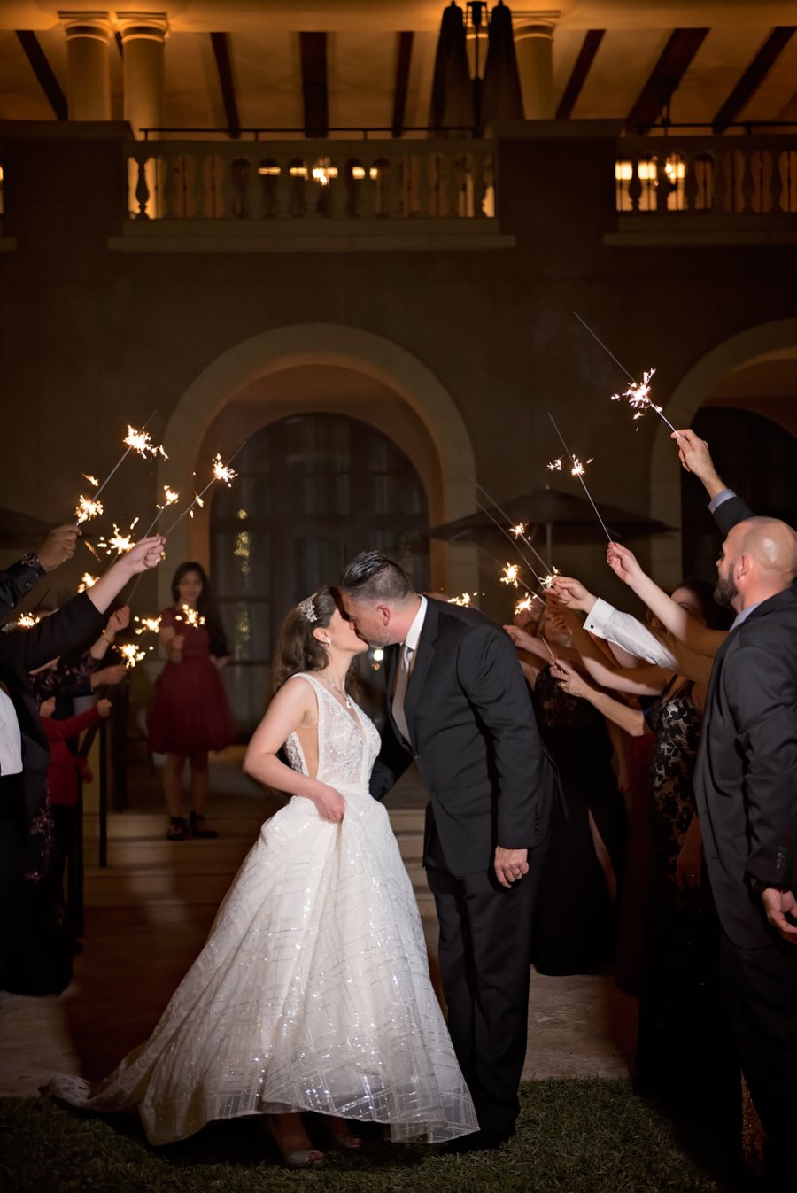 A Elegant Silver & White Black Tie Wedding via TheELD.com