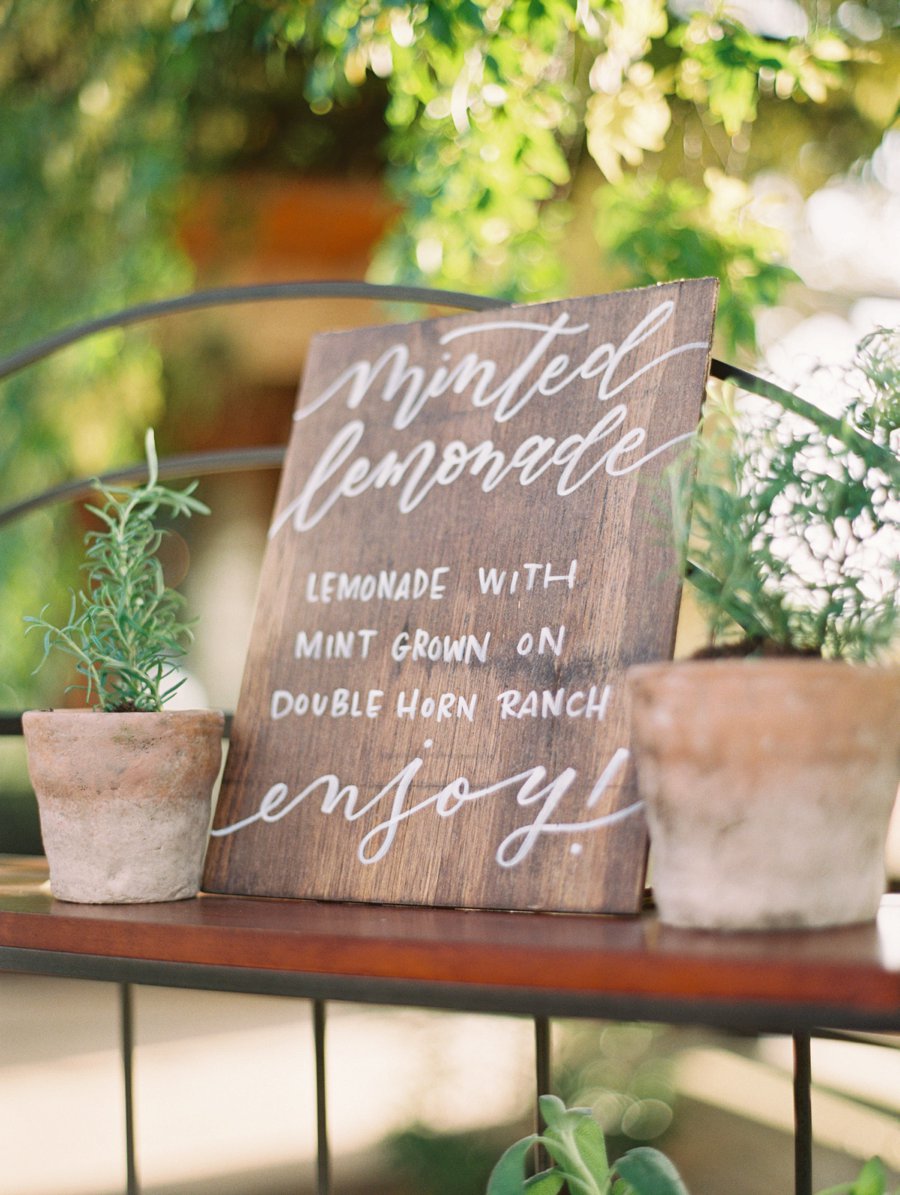 A Romantic Blue & Peach Texas Wedding Day via TheELD.com