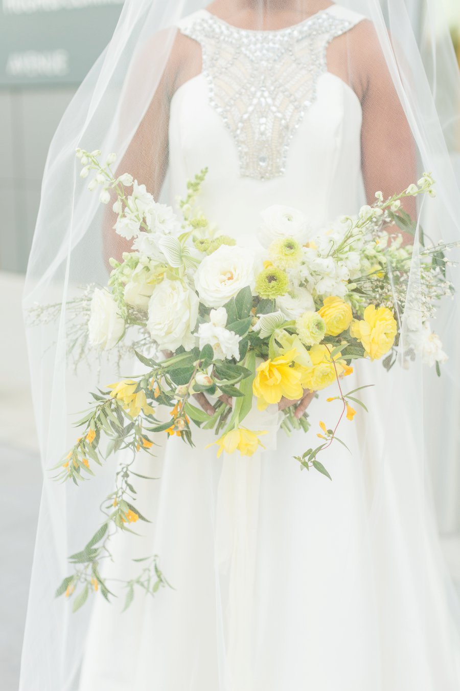 Black & Yellow Modern Minimalist Wedding Ideas via TheELD.com