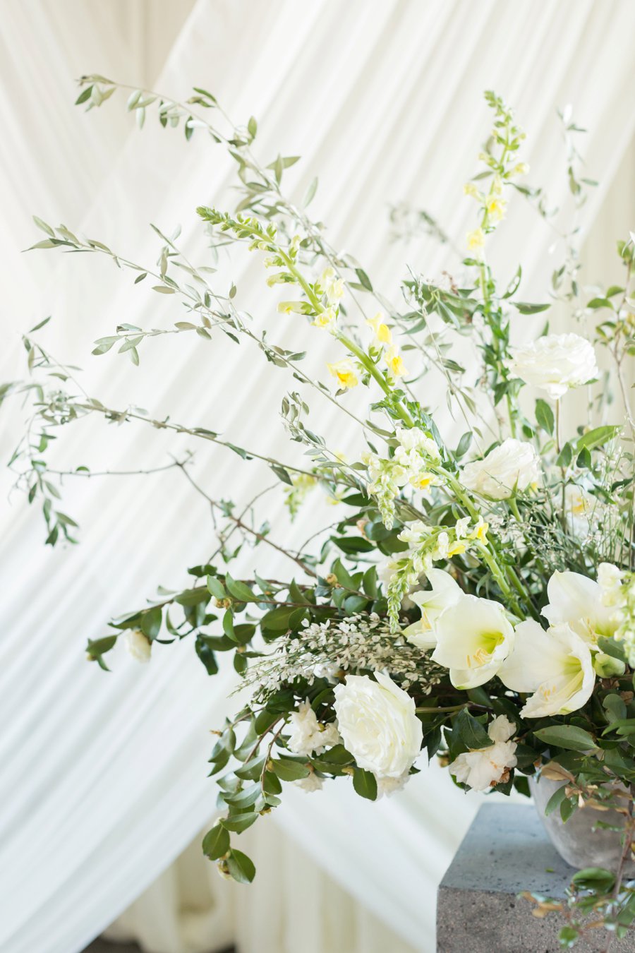 Black & Yellow Modern Minimalist Wedding Ideas via TheELD.com