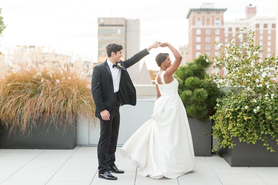 Black & Yellow Modern Minimalist Wedding Ideas via TheELD.com