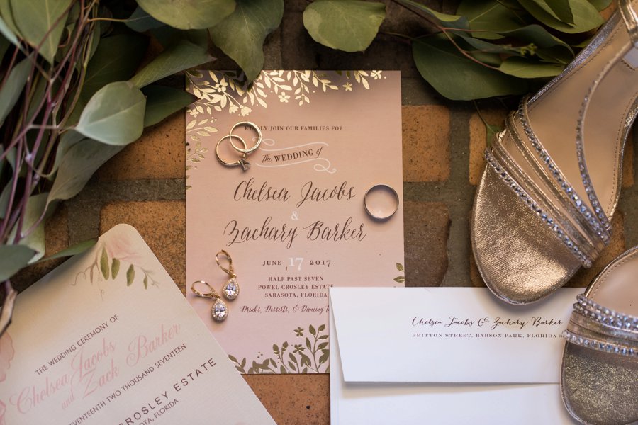 A Pink & Gold Mediterranean Inspired Florida Wedding via TheELD.com