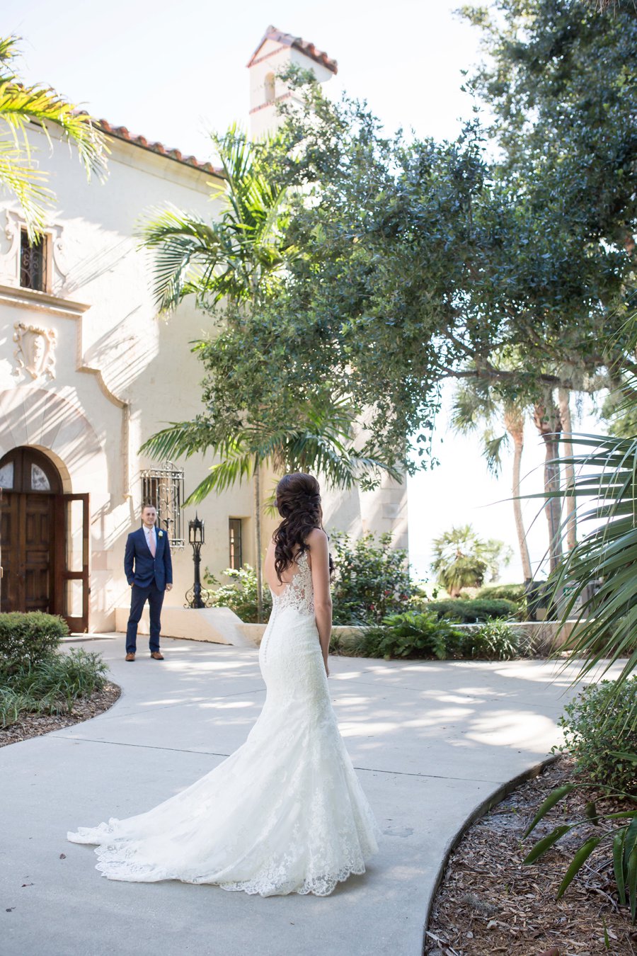 A Pink & Gold Mediterranean Inspired Florida Wedding via TheELD.com