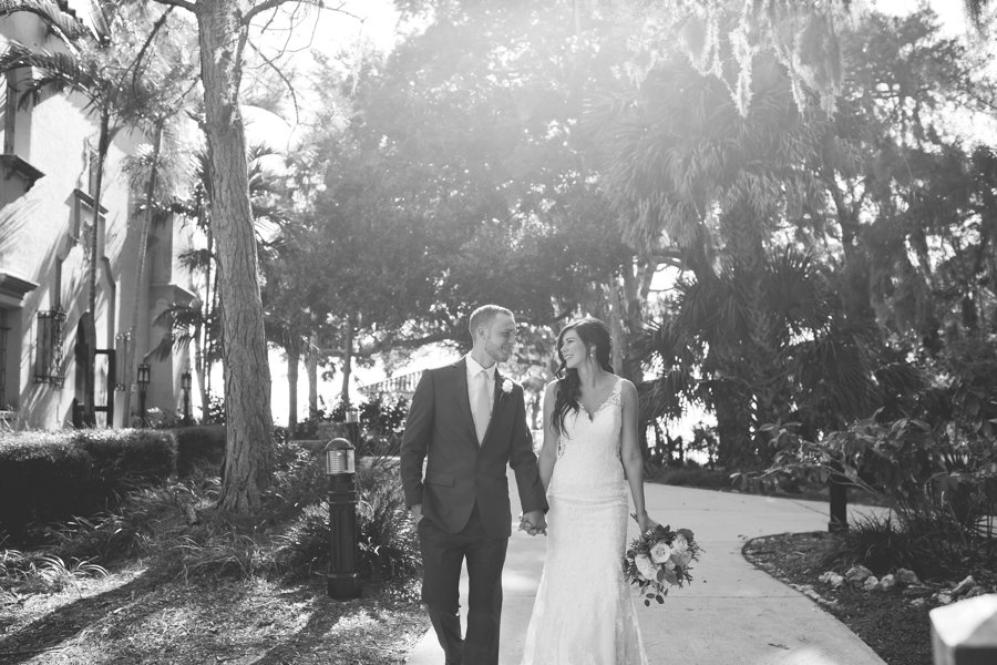 A Pink & Gold Mediterranean Inspired Florida Wedding via TheELD.com