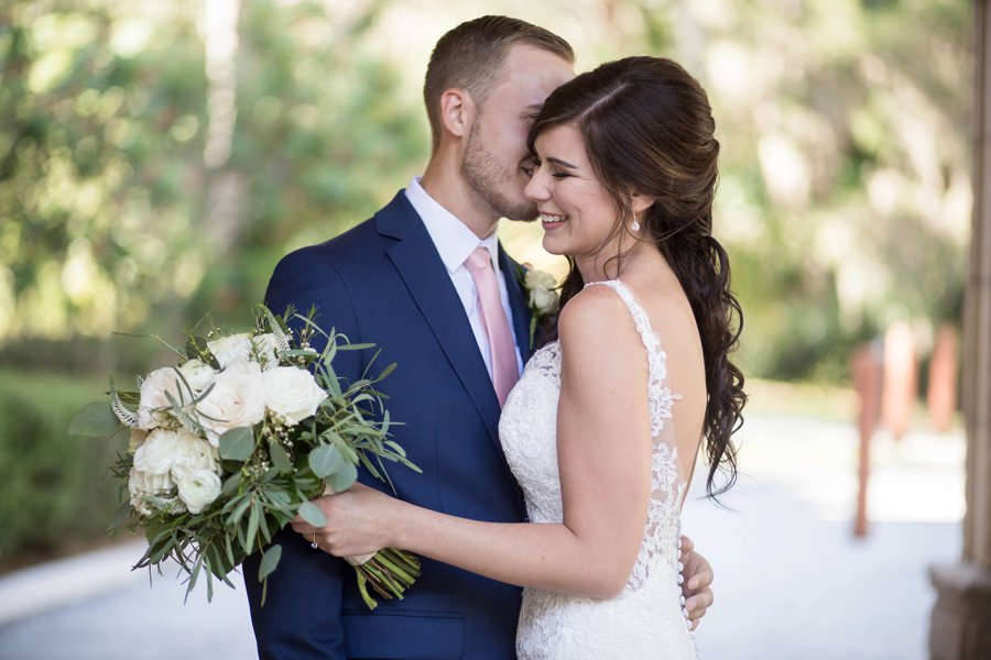 A Pink & Gold Mediterranean Inspired Florida Wedding via TheELD.com