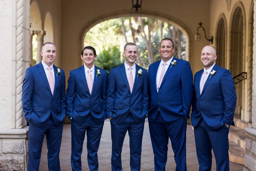 A Pink & Gold Mediterranean Inspired Florida Wedding via TheELD.com