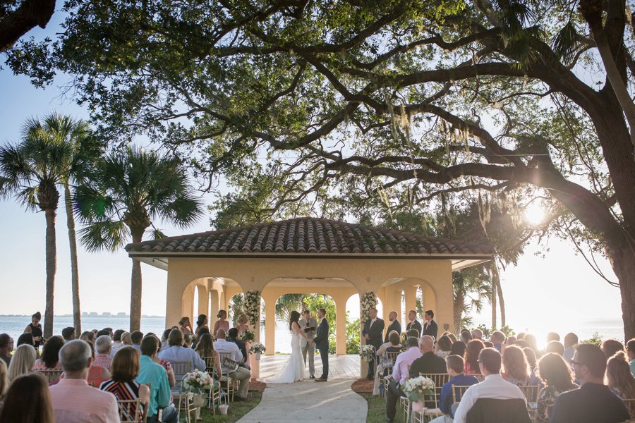 A Pink & Gold Mediterranean Inspired Florida Wedding via TheELD.com