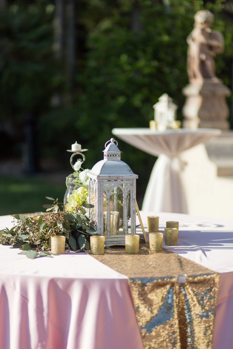 A Pink & Gold Mediterranean Inspired Florida Wedding via TheELD.com