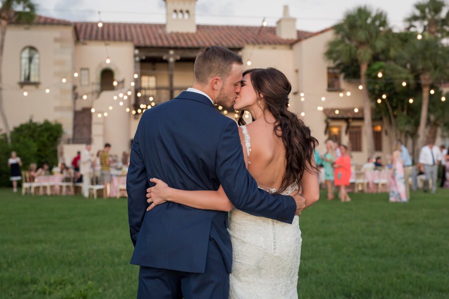 A Pink & Gold Mediterranean Inspired Florida Wedding via TheELD.com