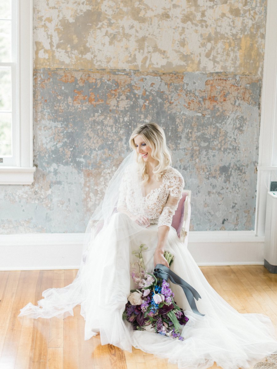 Organic & Romantic Lavender Wedding Ideas via TheELD.com