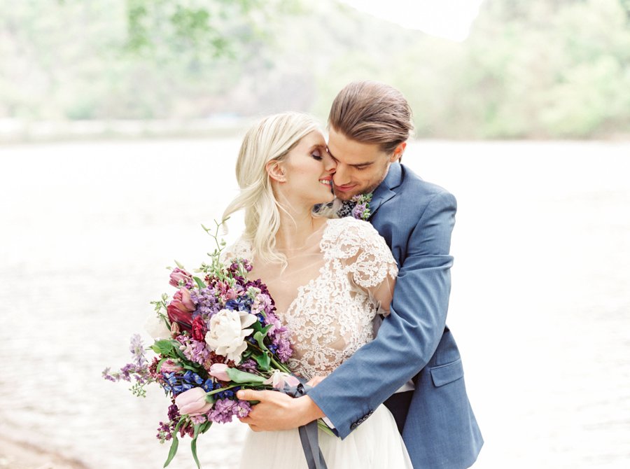 Organic & Romantic Lavender Wedding Ideas via TheELD.com