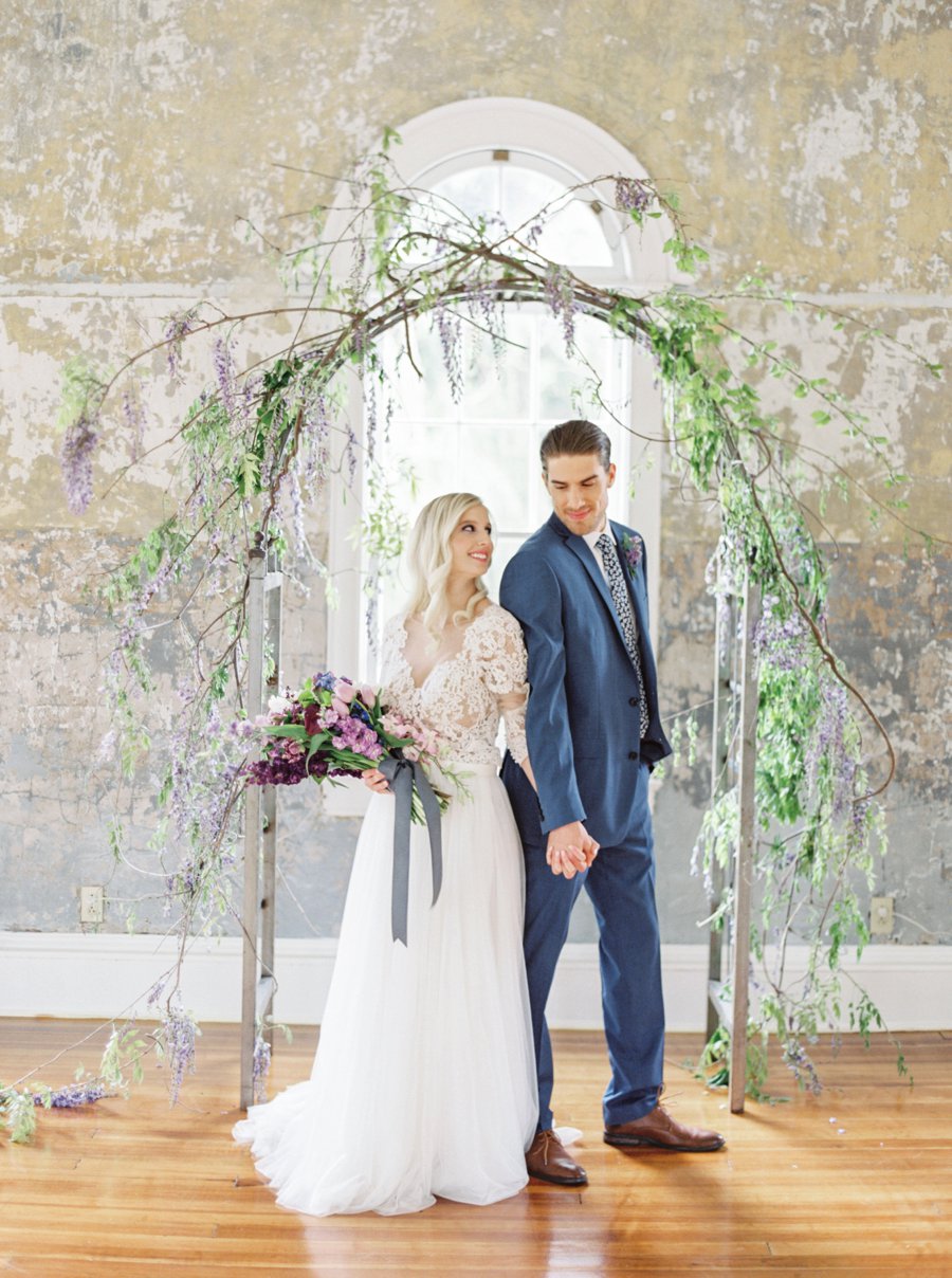 Organic & Romantic Lavender Wedding Ideas via TheELD.com