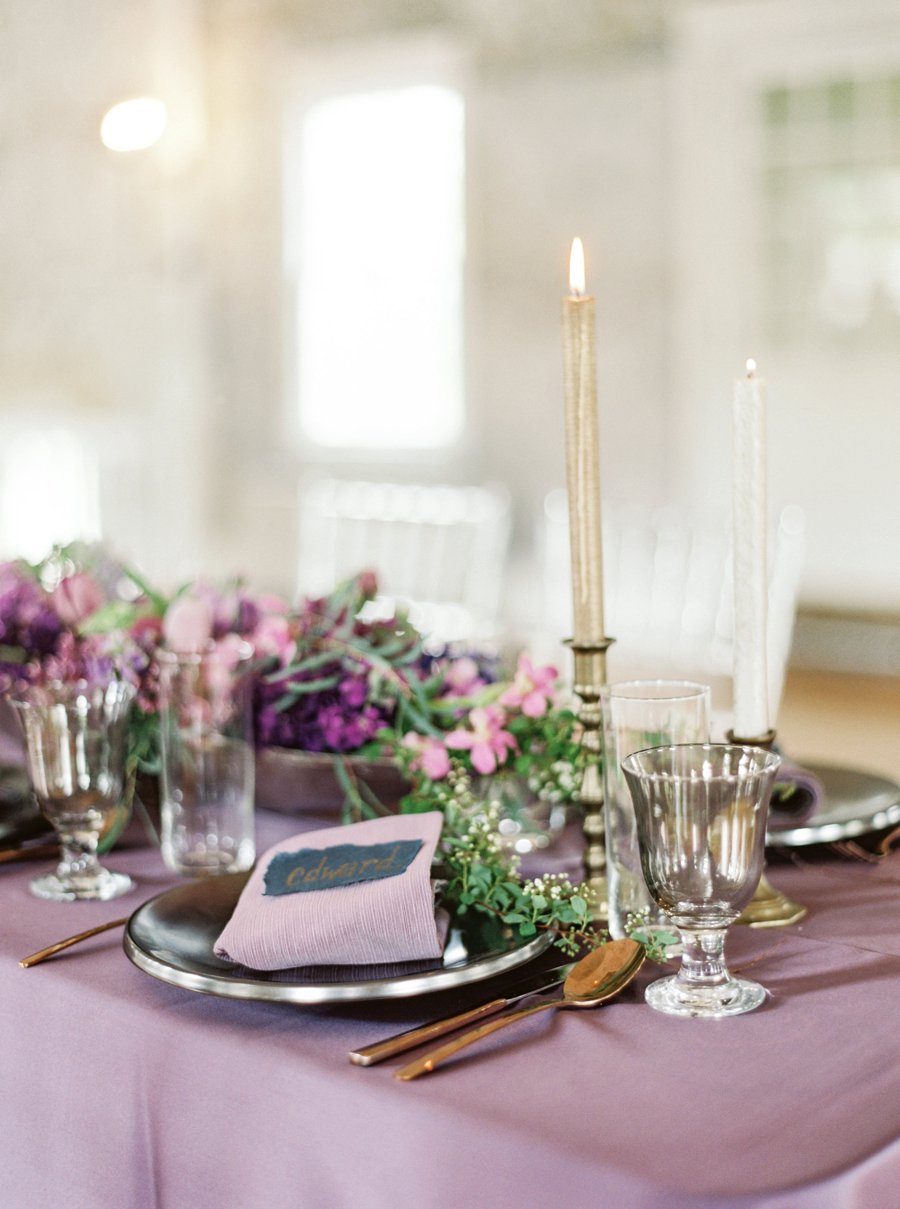 Organic & Romantic Lavender Wedding Ideas via TheELD.com