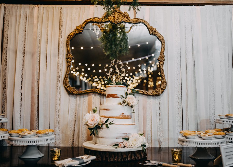 A Navy & Blush Rustic Elegant Central Florida Wedding via TheELD.com