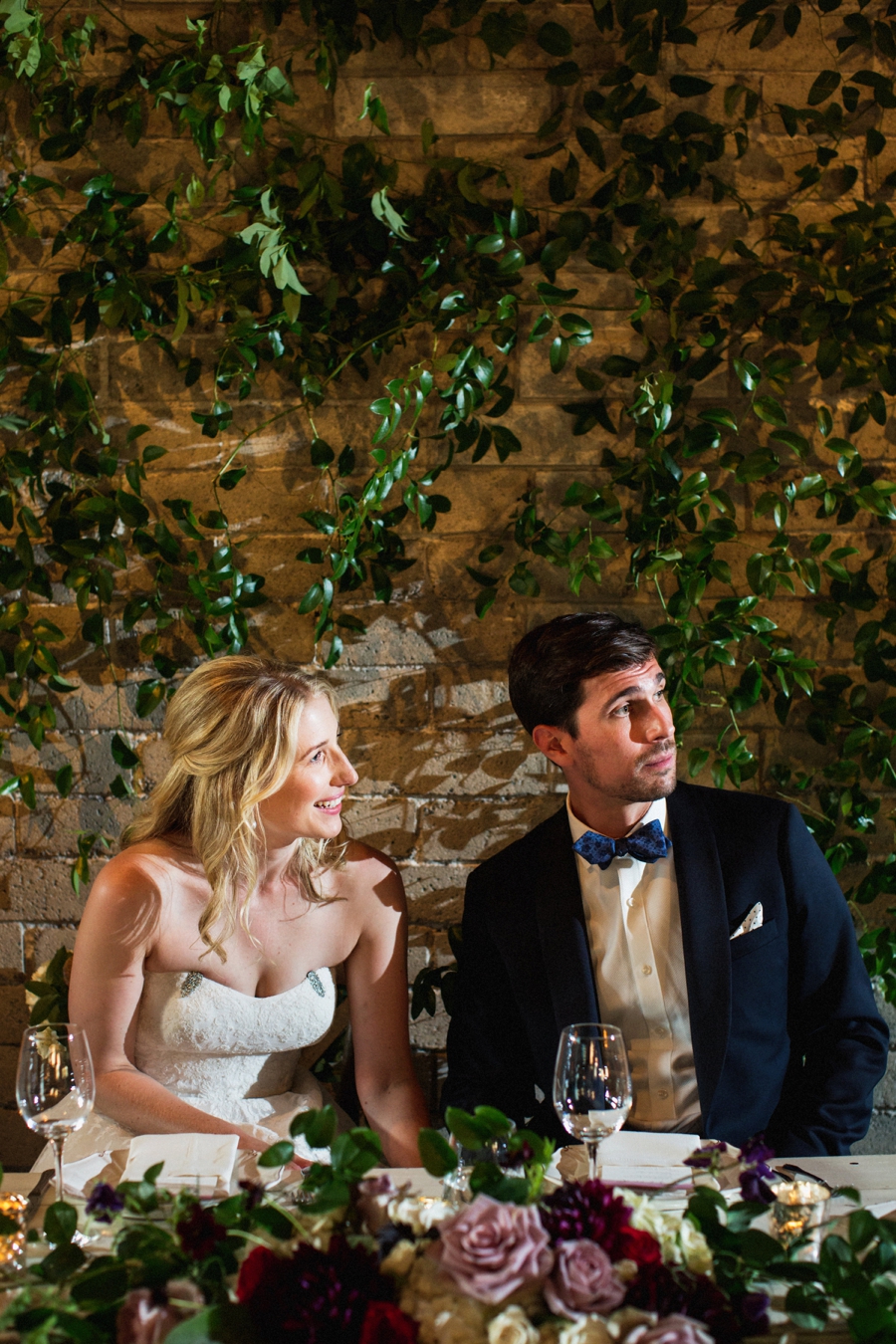 A Romantic Burgundy Seattle Wedding via TheELD.com