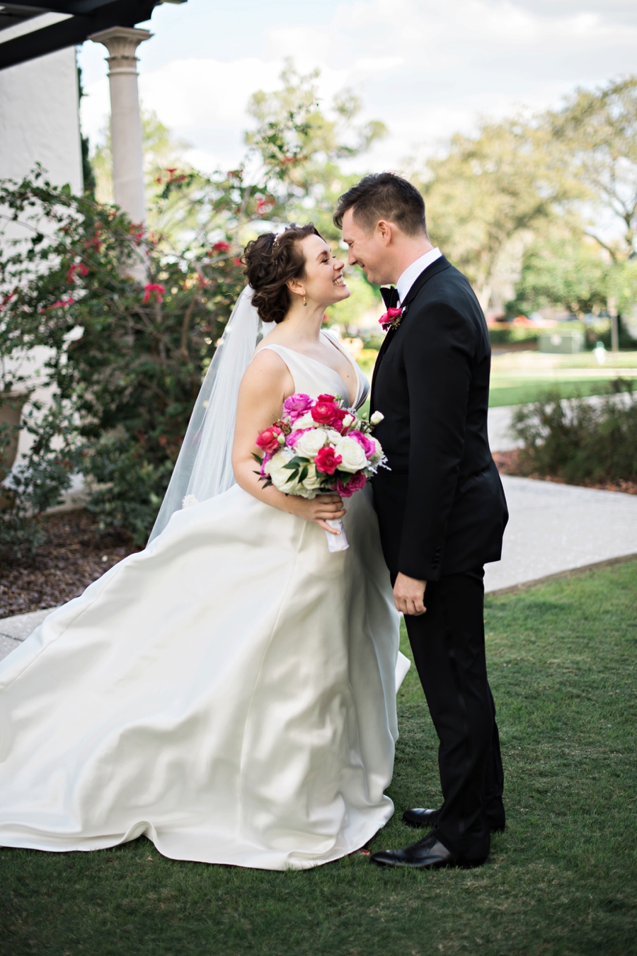 An Elegant Fuchsia Winter Park Wedding via TheELD.com