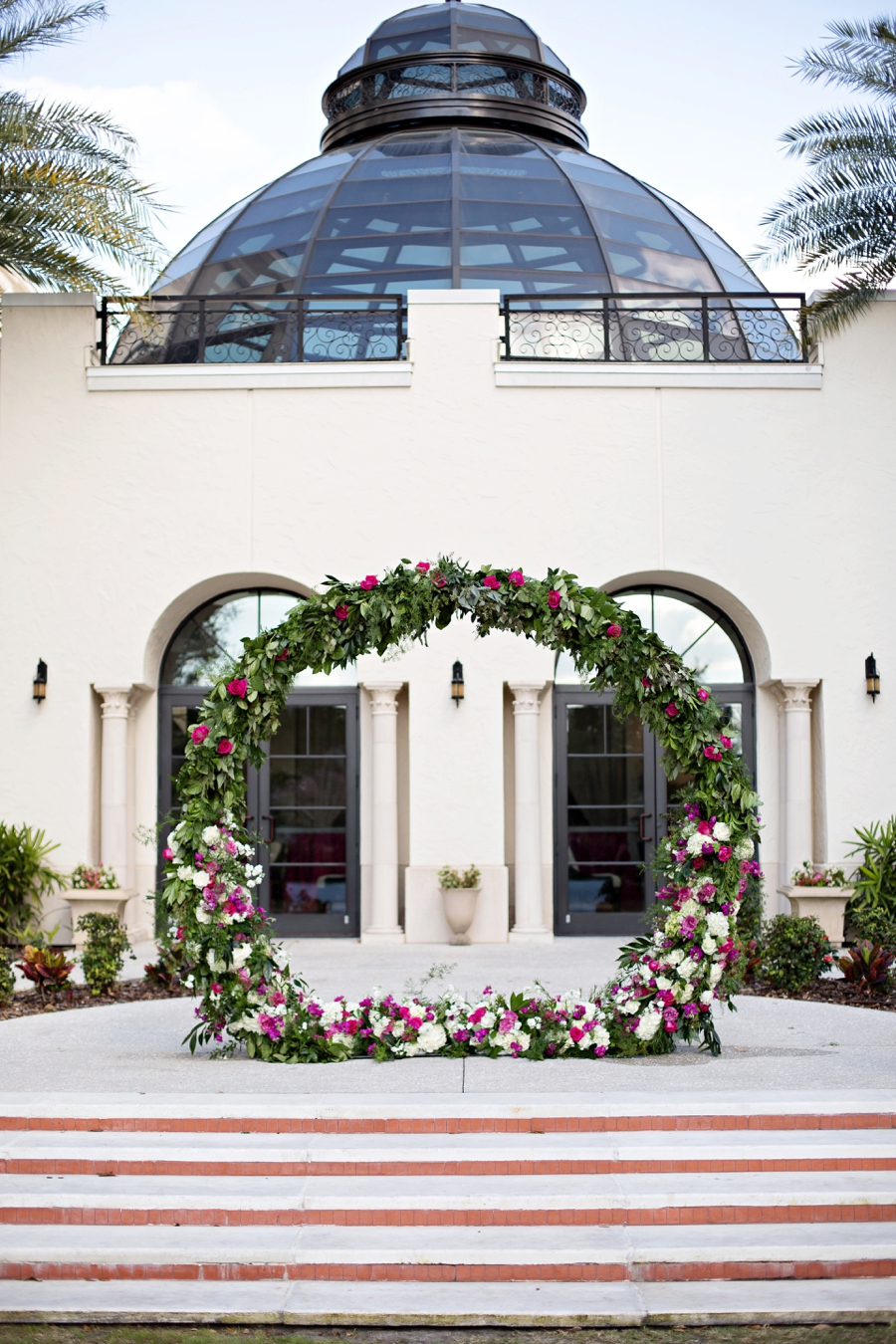 An Elegant Fuchsia Winter Park Wedding via TheELD.com