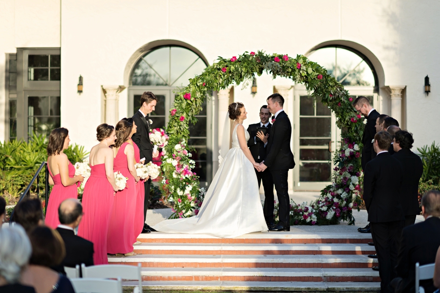 An Elegant Fuchsia Winter Park Wedding via TheELD.com