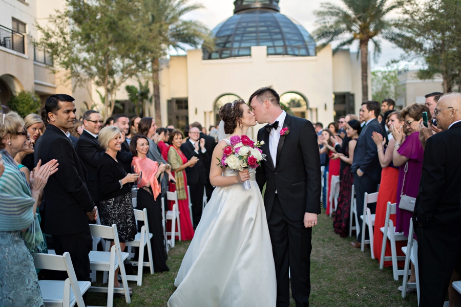 An Elegant Fuchsia Winter Park Wedding via TheELD.com