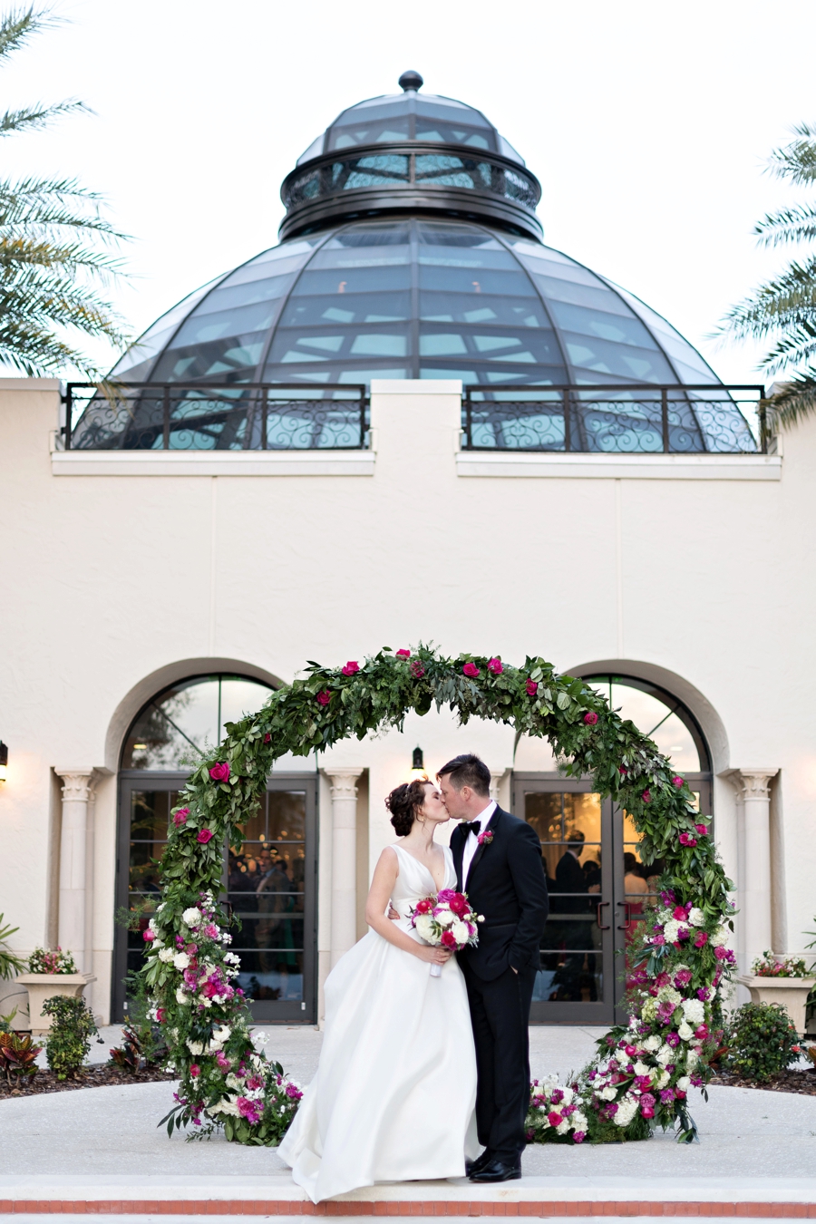 An Elegant Fuchsia Winter Park Wedding via TheELD.com