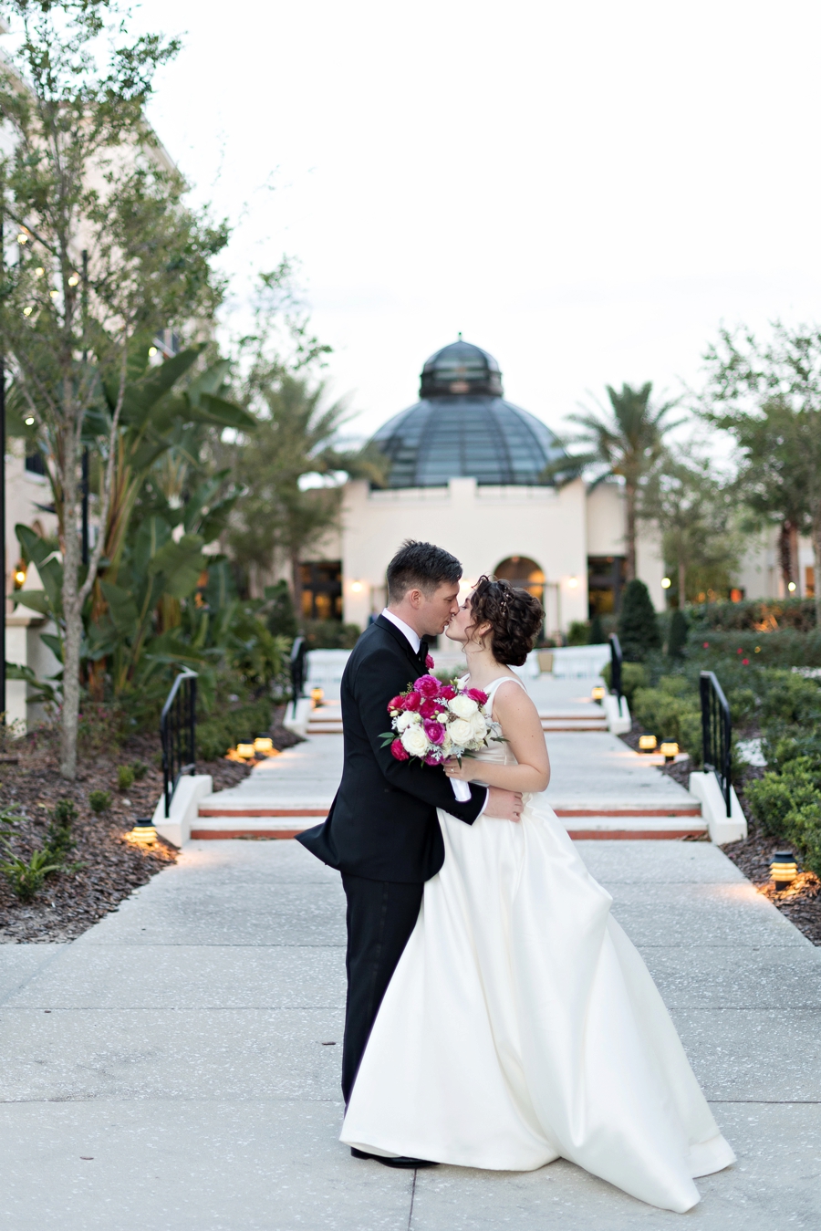 An Elegant Fuchsia Winter Park Wedding via TheELD.com