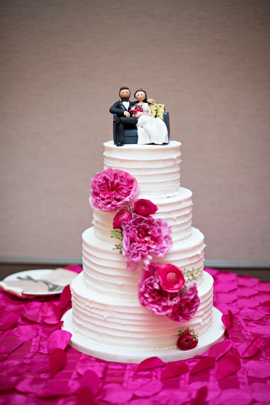 An Elegant Fuchsia Winter Park Wedding via TheELD.com