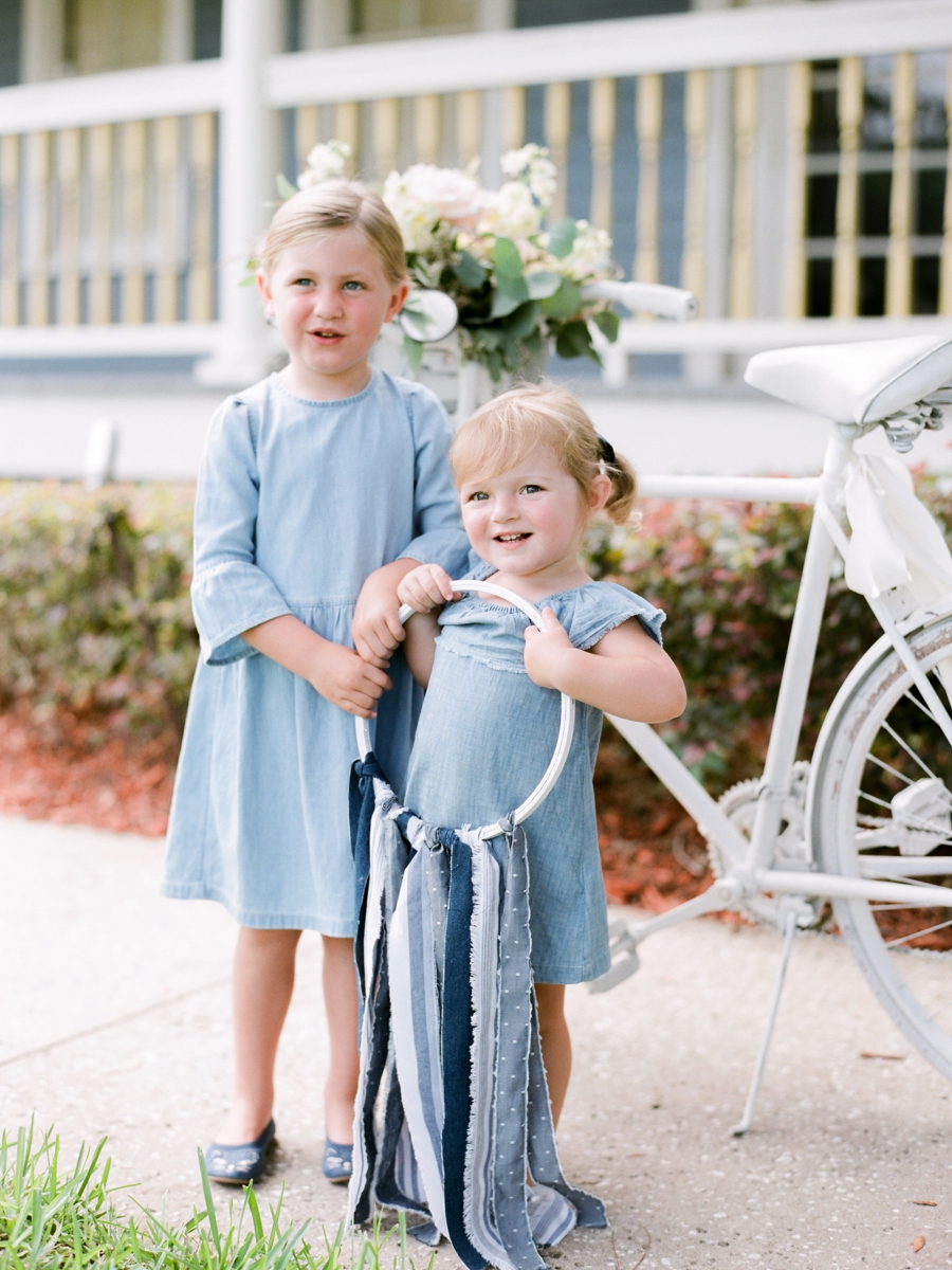 Blue & Blush Chambray Inspired Wedding Ideas via TheELD.com