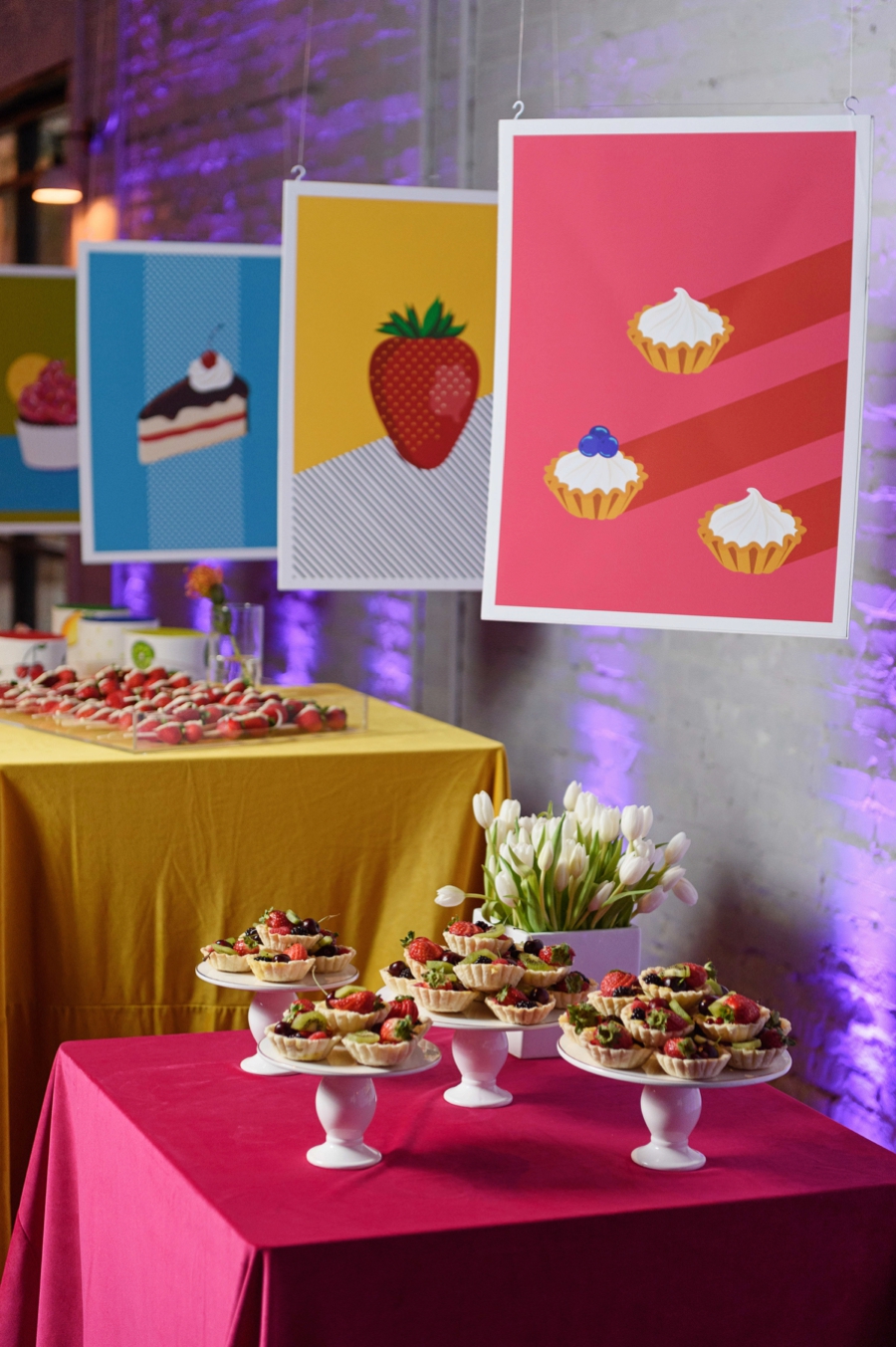 Colorful, Modern Pop Art Inspired Wedding Ideas via TheELD.com