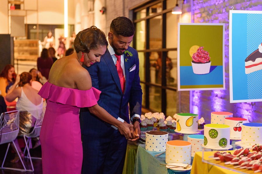 Colorful, Modern Pop Art Inspired Wedding Ideas via TheELD.com