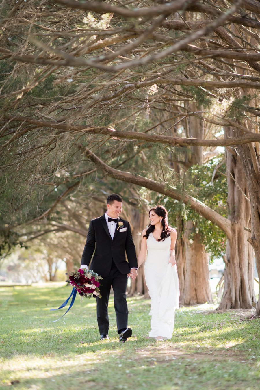 A Jewel toned Elegant Backyard Wedding In Alabama via TheELD.com