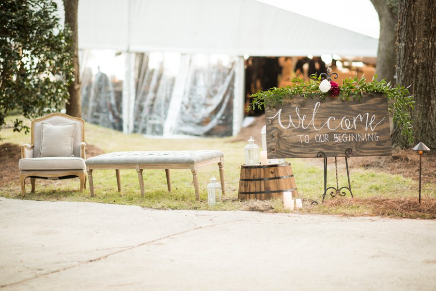 A Jewel toned Elegant Backyard Wedding In Alabama via TheELD.com