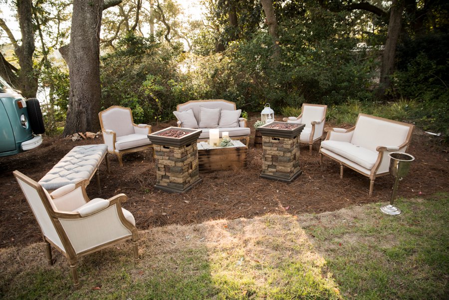 A Jewel toned Elegant Backyard Wedding In Alabama via TheELD.com