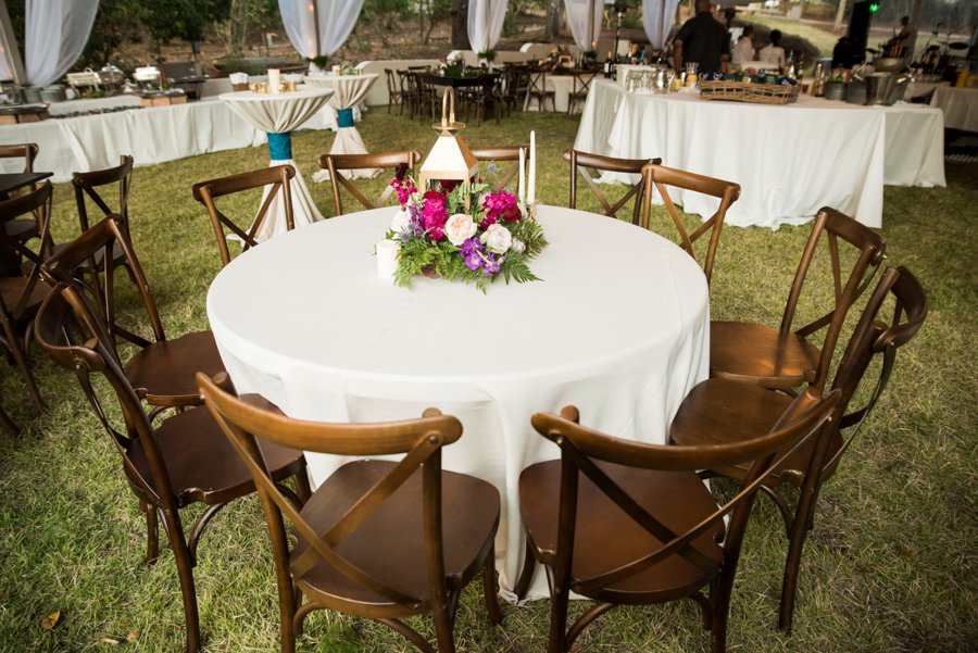 A Jewel toned Elegant Backyard Wedding In Alabama via TheELD.com