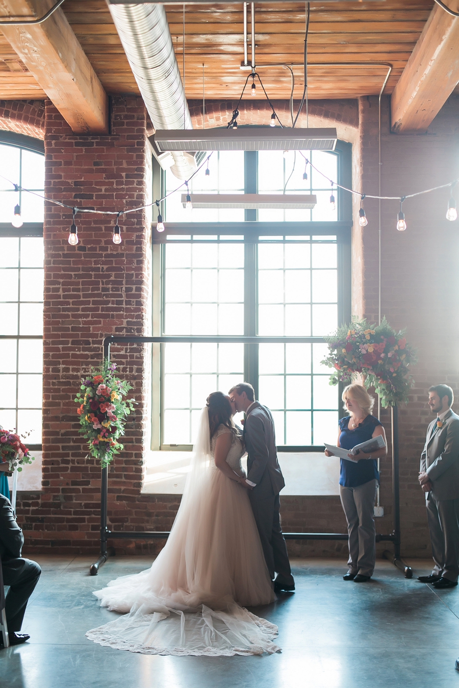 A Colorful Modern Elegant Charlotte Wedding via TheELD.com