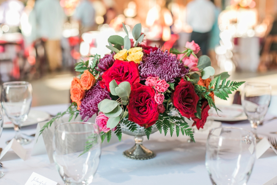 A Colorful Modern Elegant Charlotte Wedding via TheELD.com