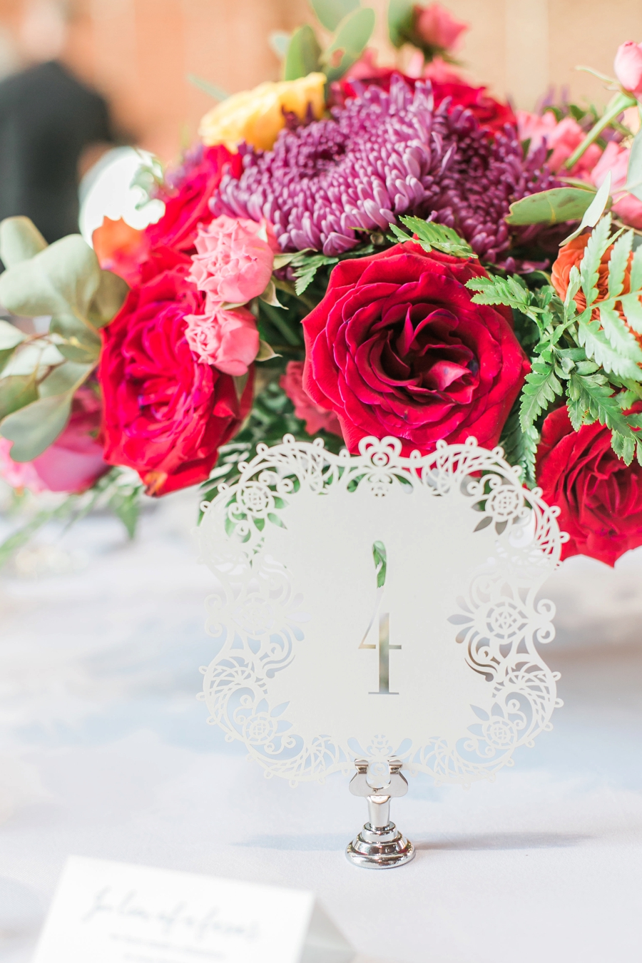 A Colorful Modern Elegant Charlotte Wedding via TheELD.com